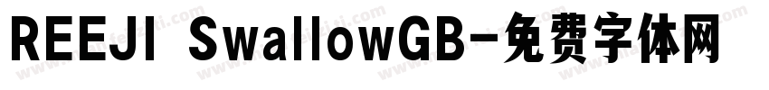 REEJI SwallowGB字体转换